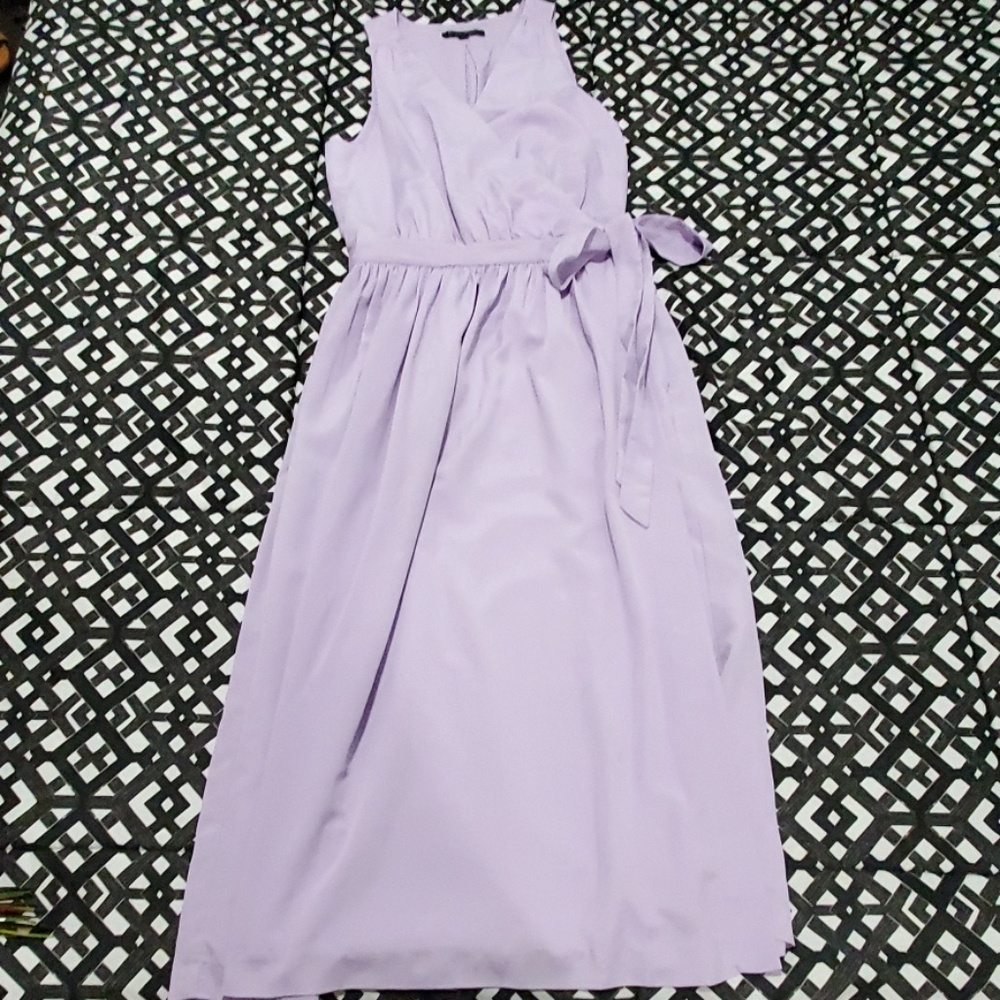 Lavender Banana republic wrap dress